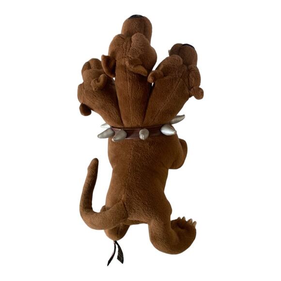 Harry Potter Fluffy stuffed animal plush three headed dog cool creepy wizard - Picture 3 of 8